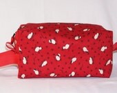Tiny Sheep on Red Midi Bag
