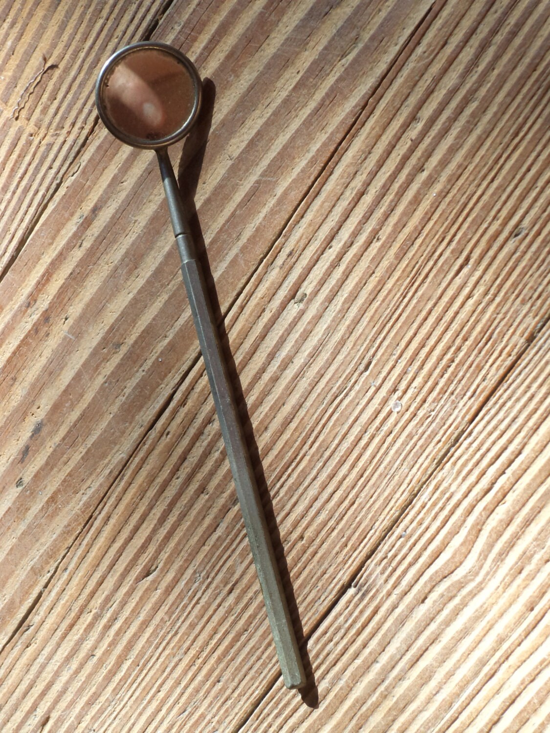60s rusty dental mirror
