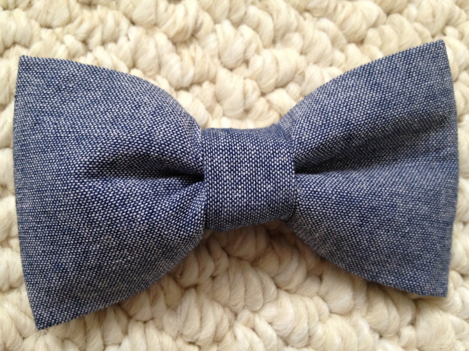 Little Man Chambray Bow Tie