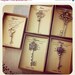 30% SALE Skeleton Key, Bridesmaids Thank You Gifts, Ask Bridal Party, Wedding party Necklace. FREE Personalized Notecards Jewelry box.