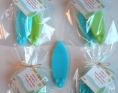 20 Surf Board Soap Favors
