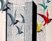 BESTSELLER mixed media art print poster acrylic painting