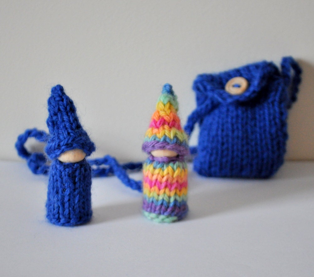 Waldorf Gnomes With Travel Pouch