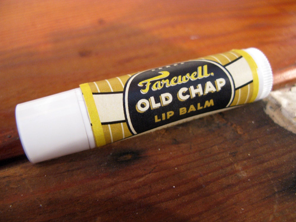 Peru Balsam and Ginger - "Farewell, Old Chap" Lip Balm from the makers of Man's Face Stuff