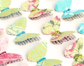 12 Elegant Handmade LAYERED BUTTERFLIES with a Touch of SPARKLE