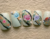 False Nails- Maiko's Delight Press On Nails- FACTORY SECOND Fake nails