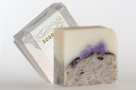 Chamomile Handmade Natural Soap large bar of vegan soap for the body and face with lavender essential oil