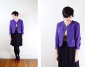 80s Pendleton Purple Wool Blazer - M