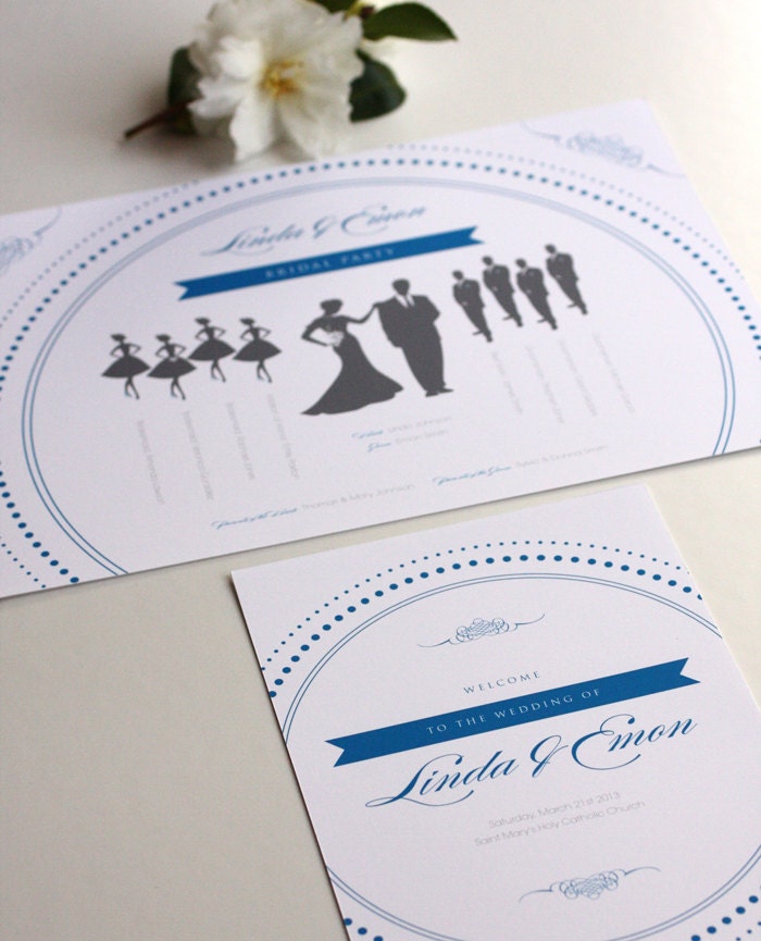 Printable Wedding Program