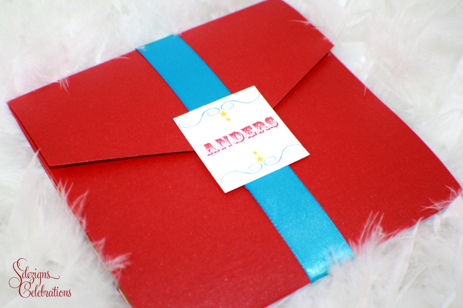 Circus or Carnival Theme Birthday Invitations