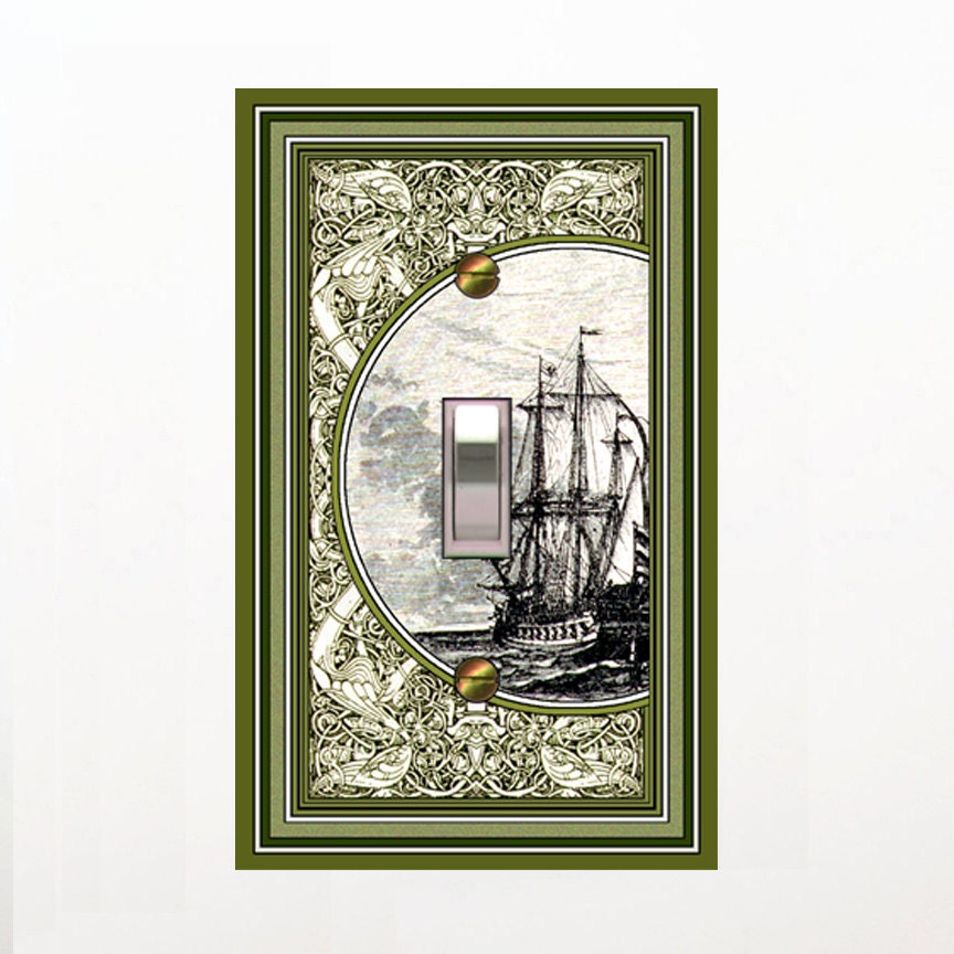 Mrs. Butler Switchplate -  Lowell's Ship  0452a-t1