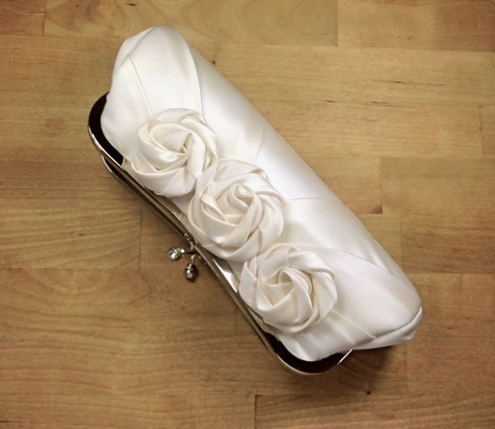 Bella Bridal with Silk Rosettes - Light Ivory