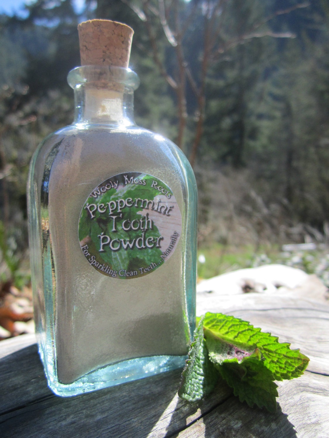 Peppermint Tooth Powder- for Sparkling Clean Teeth... Naturally