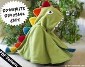 Dynamite Dinosaur Cape PDF Pattern
