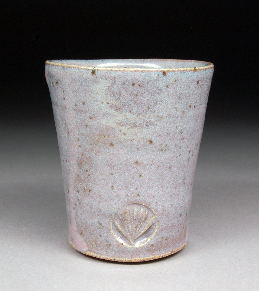 Relaxed Tea Cup Yunomi 002 Glazed with Sage Nuke. Great small Tumbler.