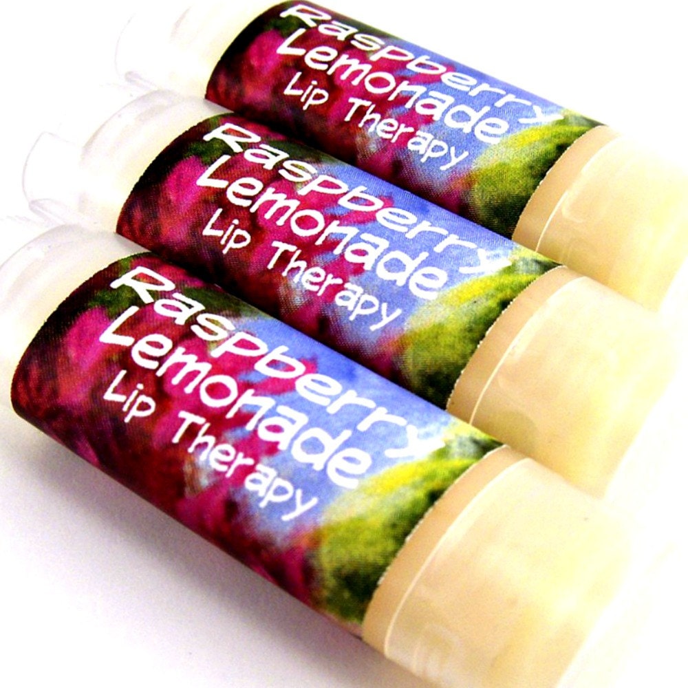 Raspberry Lemonade Lip Therapy, Vegan lip balm