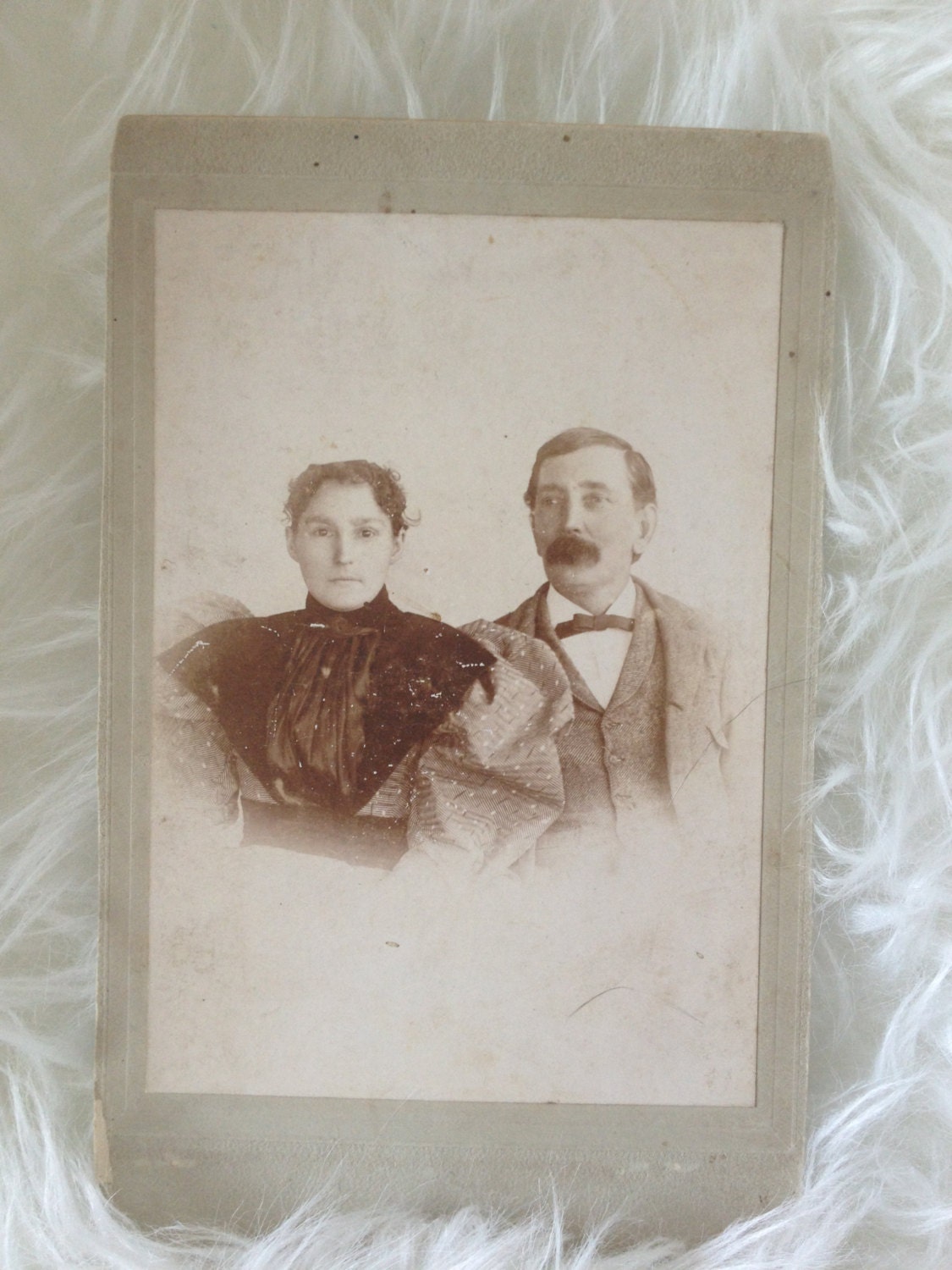 Vintage cabinet card - Victorian Cabinet Card - Vintage Photo- Photo card