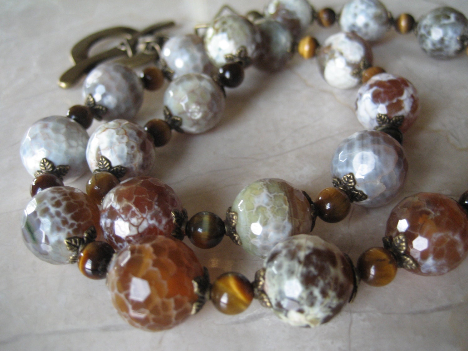 The Lioness - African Agate Necklace