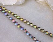 Sale, Bracelet in Dichroic Fused Glass Sparkling, Dichroic Glass Mermaid Tears, Gold or Silver, Sale, Sale, Sale