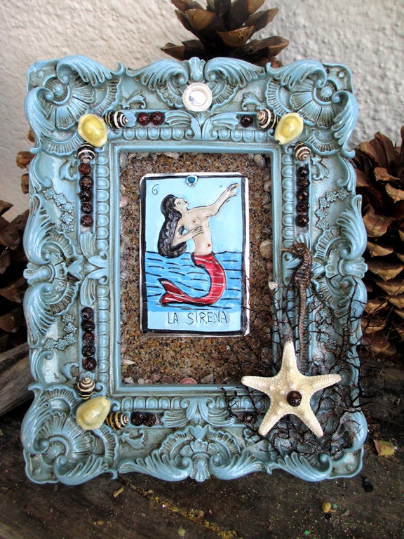 Rita's La Sirena Altar Shrine - Ebb en Flow, Ocean Magic, Psychic Intuition, Ancient Wisdom