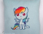 Cute Rainbow Dash plush cushion/ pillow