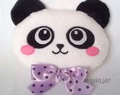 Cute handmade panda cushion/ pillow