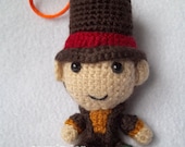 Cute handmade crochet Professor Layton amigurumi/ plushie/ plush
