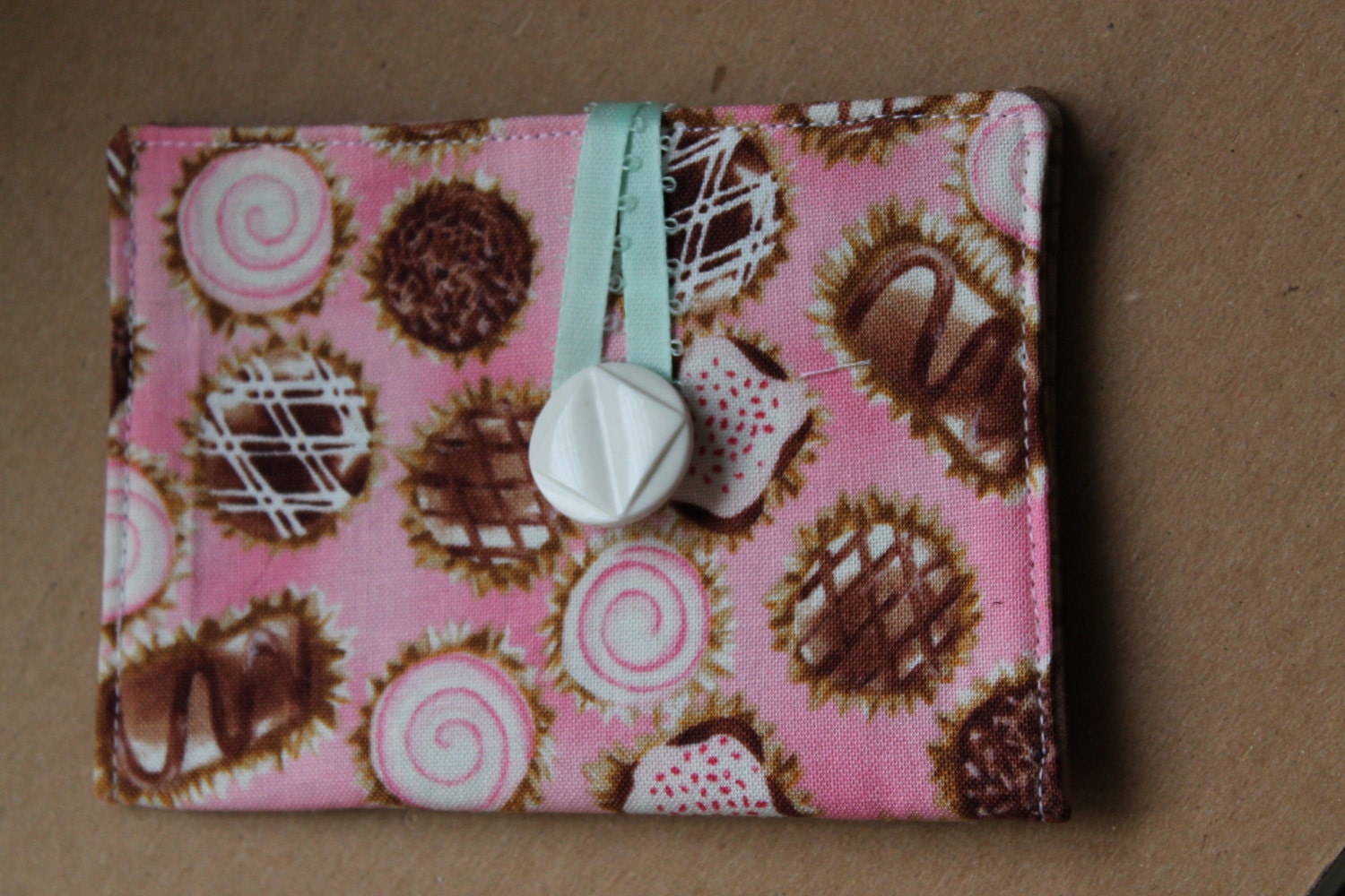Tea Wallet Pink Box of Chocolates