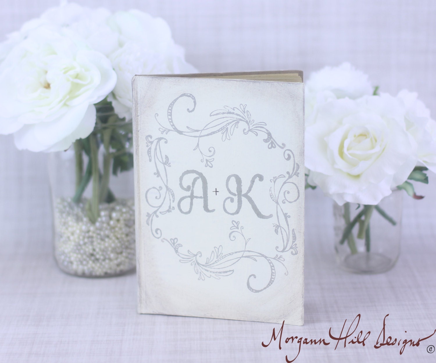 Personalized Guest Book Shabby Chic Decor Country Wedding (Item Number 130040)