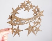 Just Married Sparkling Star Topper
