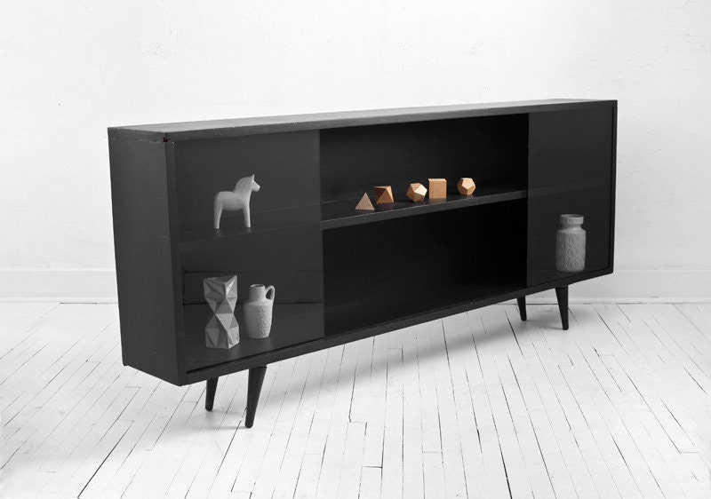 Mid Century Wood Book Case - Modern, Storage, Retro, Shelf, Shelving Unit
