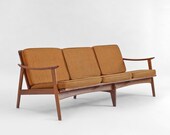 ON HOLD - Moving Sale - Mid Century Sofa - Modern, Wood, Couch, Retro, Eames