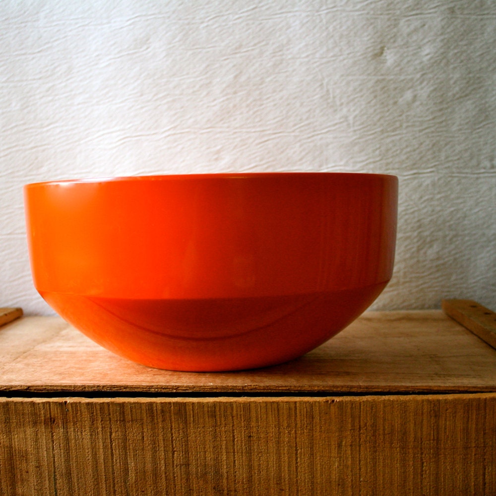 Rosti Denmark Large Bowl Soren Andersen Vintage Orange