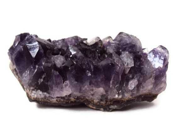 Rough Amethyst Cluster, Large Druzy Amethyst Gemstone Rock, Metaphysical Crystal for Reiki Healing, New Age Spiritual Supplies (AM26E)