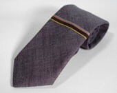 Nana by Sally - Chambray necktie with trim one-of-a-kind
