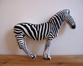 Plush Zebra Pillow