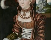 CUSTOM RESERVED Cranach Renaissance Italian Borgias Ever After dress costume in burgandy velveteen and gold silk 1 of 2 payments