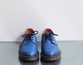 Electric blue Doc's - Doc Martens - vintage - UK 4 US 6.5 - women - 90s