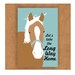 Horse Magnet Long Way Home 2 x 3