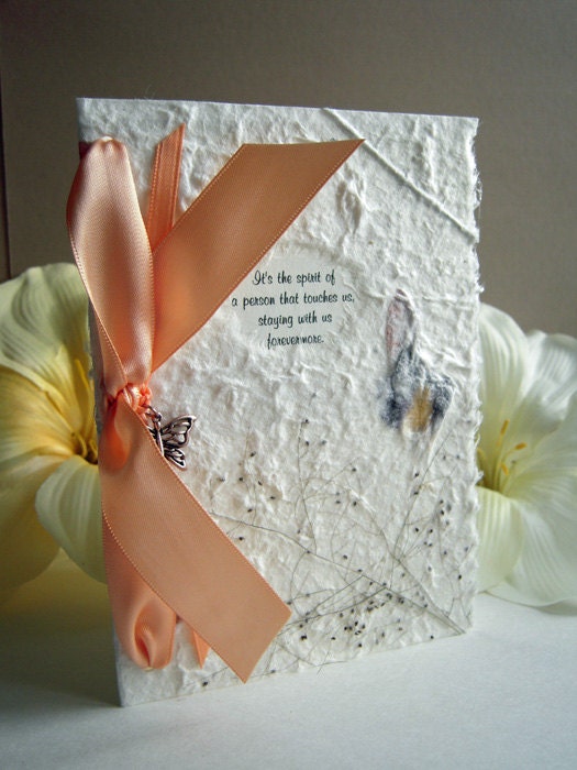 Friendship Card with Keepsake Butterfly Charm