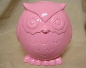 Baby Owl Bank Pink
