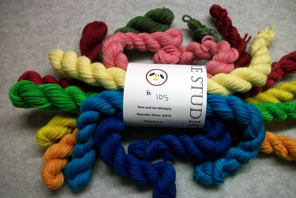 Sock Yarn Mini Skeins - (105)