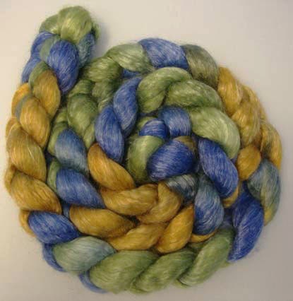 Superfine Merino Tencel Roving- "Sea Glass"
