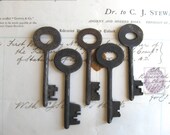 5 skeleton keys, vintage style keys, replica skeleton keys, iron skeleton keys, 25, new skeleton keys, jewelry keys, skelton keys