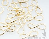 PD869-MG // Matte Gold Plated Pendant, 9mm x 6mm, 2 Pc