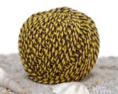 Cotton Twine, Purple and Yellow, 2mm, 328 Feet,  Twine, Cotton  Twine Ball