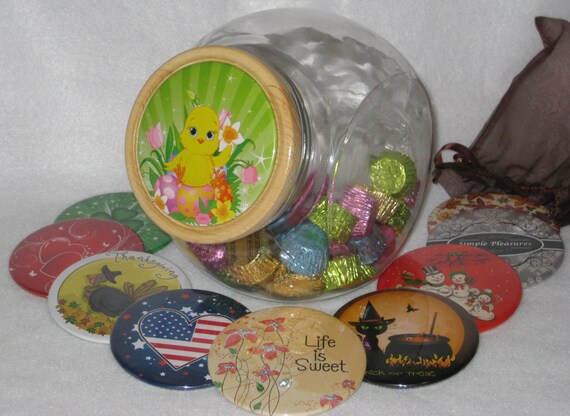 Holiday Candy Jar / The Sweet Seasons Jar by Hobbies of Holly