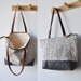 ZIP TOTE - rain/waxed