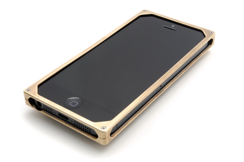 SALE- EXO17 Brass Minimalist Case for iPhone 5