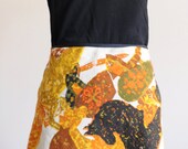 Vintage look bias cut skirt